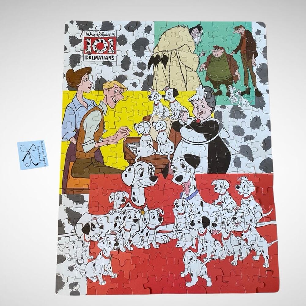 Golden Disney 101 Dalmatians 200pc Complete Puzzle